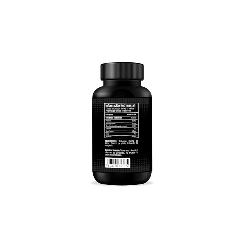 Pure Berberina FitBoost Berberina 1 Mes Suministro 30 Cápsulas