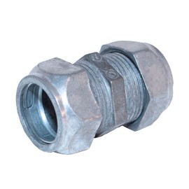 Sigma Engineered Solutions ProConnex 55262M EMT Compression Coupling 1-Inch Conduit Fitting, 1-Pack, Silver