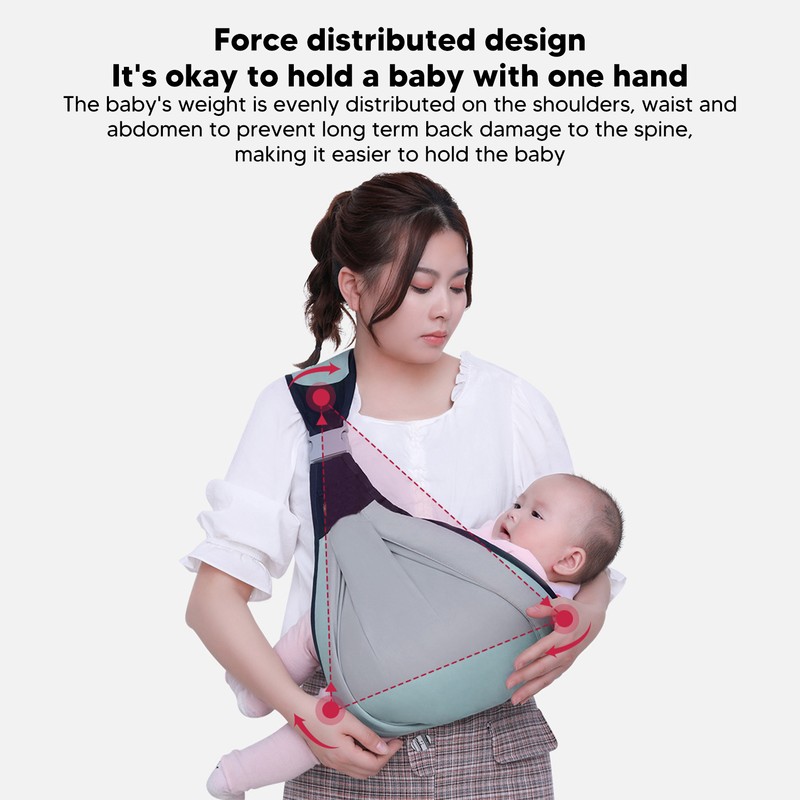 Ergonomic Baby Strap One Shoulder Labor Front Hugger 20KG Load
