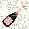 Design Design Champagne Cheers Beverage Napkin, Multicolor