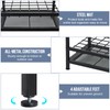 Garden Tool Organizer Holds 50 Long-Handled Tools/Rakes/Brooms/Shovles for Garage Organization