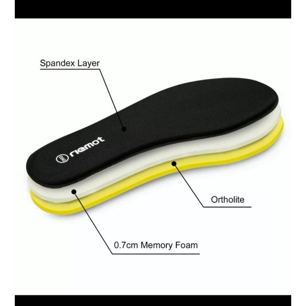Riemot Memory Foam Insoles Orthopaedic Orthotic Women Shoe Inserts Size