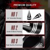 YHTIMIOX Front Axle Nut Covers Chrome Front Axle Cover Caps