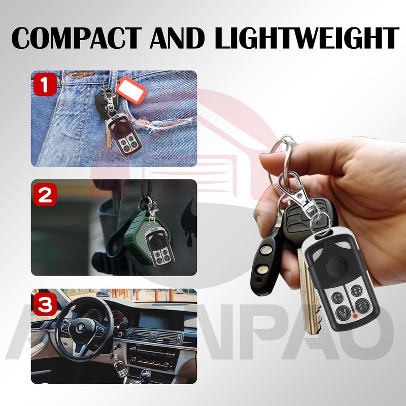 2X Genie Overhead Door Garage Door Opener Remote Replacement G3T-R