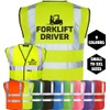 Corporate Togs FORKLIFT TRUCK DRIVER High Visibility Safety Vest Waistcoat