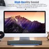 PC Soundbar, Portable USB Wired Stereo Speaker 3.5mm Input Music