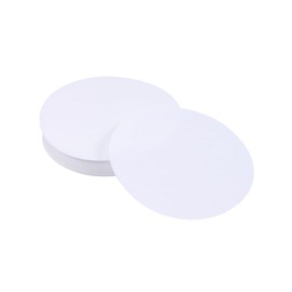 Warmhm Pack of 100 Round Filter Paper 11 cm - High Quality White Coffee Filters for Chemistry Laboratories - Schools and Universities - Medium Filtration Speed Ideal for Precise Applications
