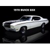 1970 Buick GSX NEW Metal Sign: Original Look in White & Black