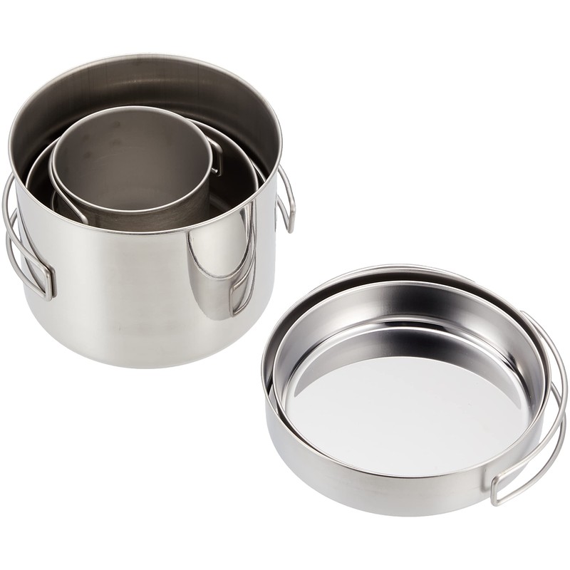 佐藤金属興業(Satokinzoku) Cooker Set, サイズ：135×130×100mm, 5 pcs