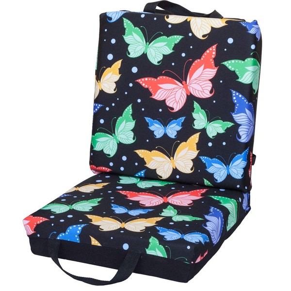 ABS Novelties Butterfly Pattern Double Cushion (Black)