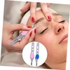 BIUDECO Stylish Eyebrow Clip 4pcs Stainless Steel Tools for Brow