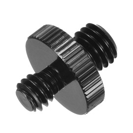 QUARKZMAN Microphone Stand Adapter 1/4 Male to M8 Male Threaded Screw Adapter for Microphone Stand to Camera Tripod Mounting Adapter