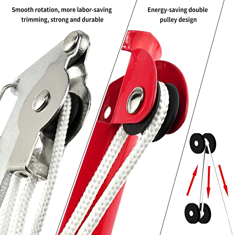 BAYTORY Extendable Tree Pruner Saw, High-Altitude Branches Trimmer Pruning Shears