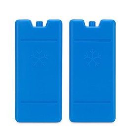Lemag srl Kühlakkus für Kühltasche – 2 Stück à 200 g | 7,5 x 16,5 x 2 cm | wiederverwendbar, kompakt und robust | ideal für Eiskübel, Lunchbox, Reisen, Picknick
