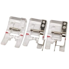 HONEYSEW Transparent/Clear A Presser Feet Kit 920237096 for Viking Group 1 2 3 4 5 6 7 920237-096