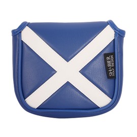 SHABIER United Kingdom Golf Mallet Head Cover Golf Wood Club Headcover (Saint Andrew's Cross)