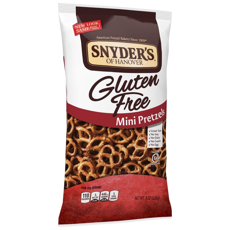 Snyder's of Hanover Gluten Free Mini Pretzels [8 Pack]