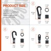 Tanstic 40Pcs Bungee Shock Cord Hooks Shock Open End Hooks