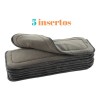 5 Insertos De Bambu Charcoal 4 Capas Absorbentes Alva Baby