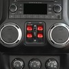 HTHE Window Switch Button Cover Fit for Jeep Wrangler JK