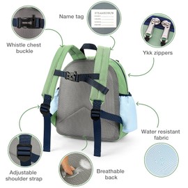 STEAMEDBUN Toddler Backpack for Boys 2-4: Kids Backpack Boys Girls - Preschool Kindergarten Daycare Backpacks - 12 inch