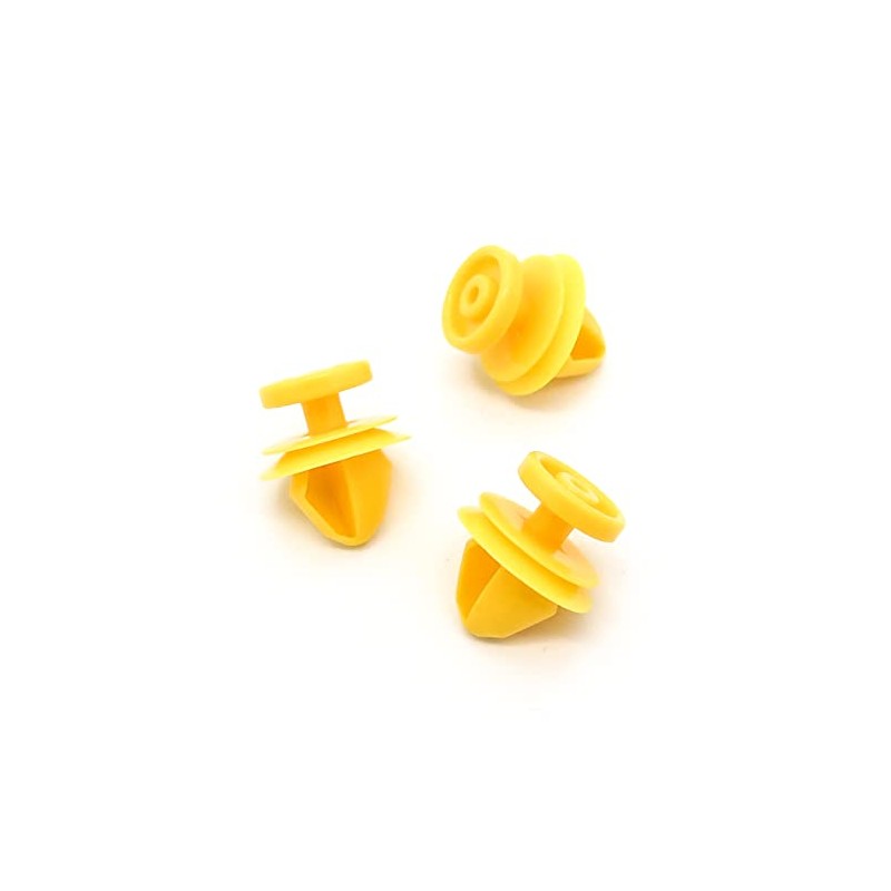 VVO Fasteners- Yellow Plastic Interior Side Trim Clips for Citroen