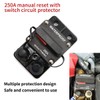 ZOOKOTO 12-48V DC 250A Surface Mount Circuit Breaker with Manual