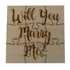 Will You Marry Me Proposal 9 Piece Square Jigsaw Puzzle