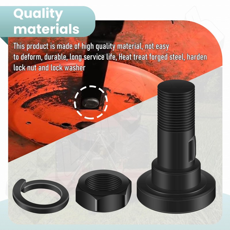 2 Pack Rotary Cutter Blade Bolt Kit 63607 Compatible with