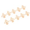 Aircraft Shape Paper Clips Cute Small Paperclips for Office School