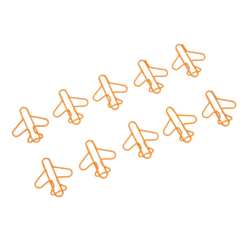 Aircraft Shape Paper Clips Cute Small Paperclips for Office School