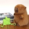 Capybara Cuddly Toy, 23 cm Capibara Plush Toy, Water Pig