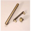 SYZOW 6 Pack 96mm Antique Brass Cabinet Pull Vintage Kitchen