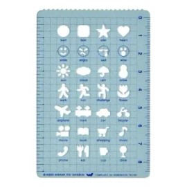 Plantilla Con Actividades Y Emojis Hobonichi Roof, 6,3 X...