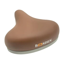 BOOSDEN Bicycle Saddle, Super Thick, Soft, Painless, Memory Foam Saddle Cushion, Shock Absorption, Waterproof, Road Bike, Mountain Bike, Cross Bike, Electric Bicycle Saddle Replacement, Brown