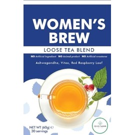 Zyzven Naturals Women’s Brew Loose Tea Blend 30 Servings, 60g Pack