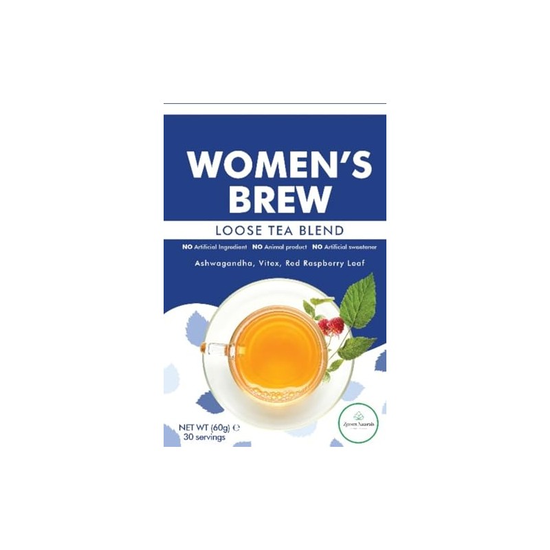 Zyzven Naturals Women’s Brew Loose Tea Blend 30 Servings, 60g