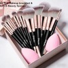 Start Makers Set de 12 Brochas de Maquillaje Profesionales, 10