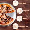 GBACHOOSE 12 Pack Pizza Pan 8 inch Stainless Steel Serving