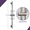 HAMOLER Wall Mount Shower Slide Bars with Handheld Shower Head