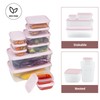 ECO-TOGO 68 PCS Plastic Food Storage Containers with Lids, Kitchen