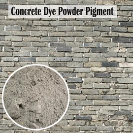 GOODTAKE Dark Grey Concrete Color Pigment | Concrete DYE | Cement Color DYE | Iron Oxide Powder for Concrete, Cement, Mortar, Grout | Ready to Use | Add to Mix (Dark Grey, 8 Ounce)