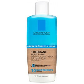 La Roche-Posay Respectissime Waterproof Eye Makeup Remover Set of 2 x 125 ml