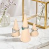 KUKUVR 3 Pieces Finger Ring Display Stand for Selling (Small+Medium+Large)