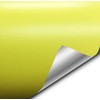 VViViD+ Matte Metallic Daytona Yellow Vinyl Wrap Roll (1ft x