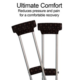 SPRING SEAON Underarm Crutch Pads and Hand Grip Covers Padding for Walking Arm Crutch Non Slip Crutch Accessories