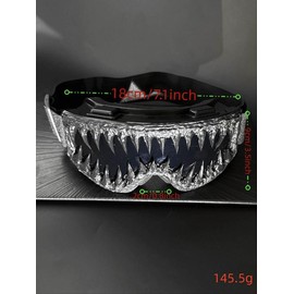 Punk Style Irregular Shaped Sunglasses, Trendy Windproof Ski Goggles, Fashion Accessories for Men & Women for Outdoor Activities - Color: Multicolor, Size: one-size