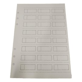 25 Sheets Watercolor Swatch Paper for Artists 140Lb 100% Cotton Watercolor Paper Acid-Free Travel Size Painters Color Diary Spiral-Bound A5 Watercolor Journal Paper for Oil Pastels Mixed Media (25)