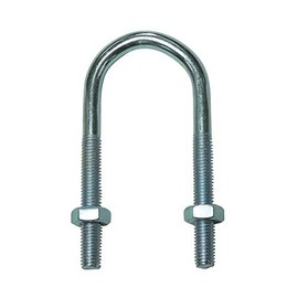 DAIDOHANT UNIQLO Foot Length U-Bolt (with nut) [M6 (for 20A)] (A) 34x(B) 70x(C) 30mm [Iron] (1 piece) 10101893