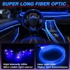 MICTUNING 10M Car RGB LED Strip Lights - 6 in